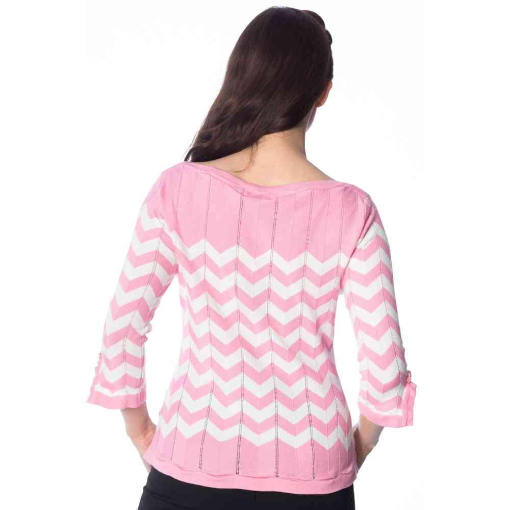 Dancing Days - Vanilla Longsleeve top - Roze